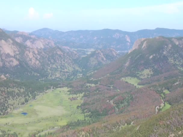 Rocky Mountains Valley — Vídeo de Stock